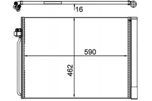Mahle Συμπυκνωτής, σύστ. Κλιματισμού - Ac 405 000P