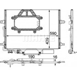 Mahle Συμπυκνωτής, σύστ. Κλιματισμού - Ac 453 000P