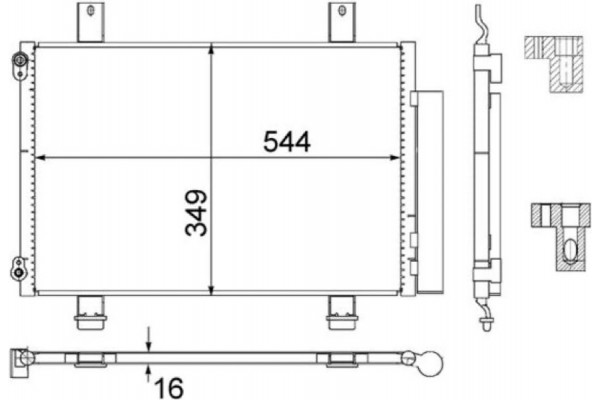Mahle Συμπυκνωτής, σύστ. Κλιματισμού - Ac 456 000S
