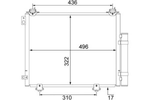 Mahle Συμπυκνωτής, σύστ. Κλιματισμού - Ac 484 000S