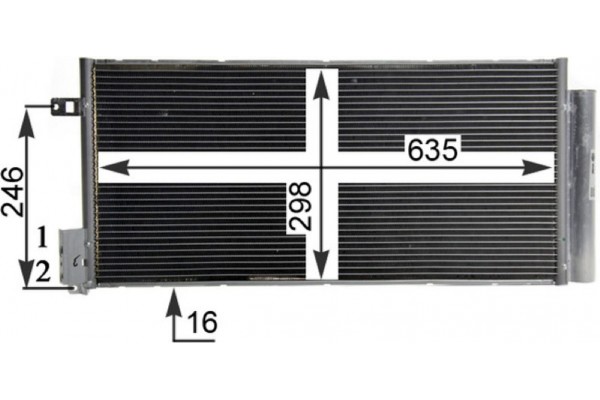 Mahle Συμπυκνωτής, σύστ. Κλιματισμού - Ac 505 001S