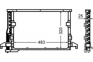 Mahle Συμπυκνωτής, σύστ. Κλιματισμού - Ac 512 000S