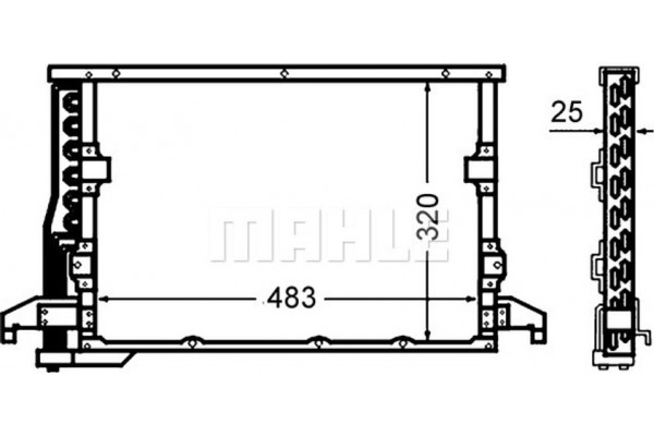 Mahle Συμπυκνωτής, σύστ. Κλιματισμού - Ac 512 000S