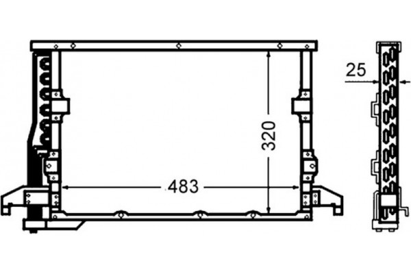 Mahle Συμπυκνωτής, σύστ. Κλιματισμού - Ac 512 000S