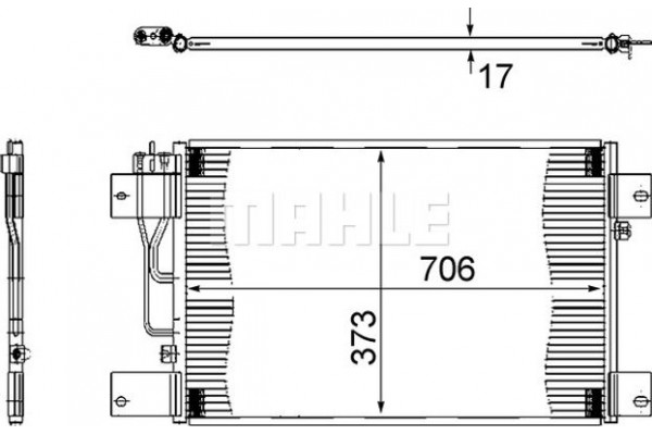 Mahle Συμπυκνωτής, σύστ. Κλιματισμού - Ac 533 000S