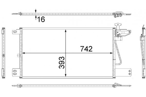 Mahle Συμπυκνωτής, σύστ. Κλιματισμού - Ac 555 000S