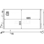 Mahle Συμπυκνωτής, σύστ. Κλιματισμού - Ac 630 000S