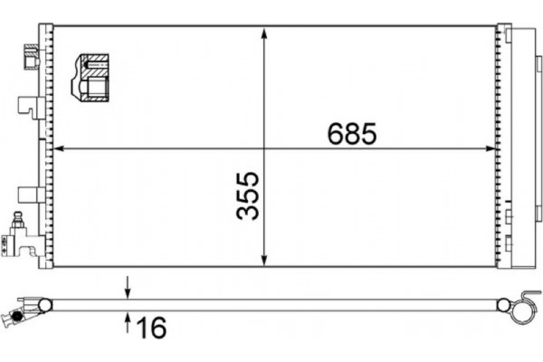 Mahle Συμπυκνωτής, σύστ. Κλιματισμού - Ac 630 000S