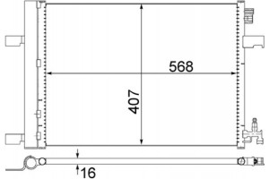 Mahle Συμπυκνωτής, σύστ. Κλιματισμού - Ac 636 000S