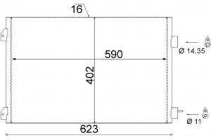 Mahle Συμπυκνωτής, σύστ. Κλιματισμού - Ac 650 000S