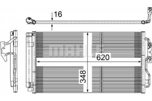 Mahle Συμπυκνωτής, σύστ. Κλιματισμού - Ac 652 000S
