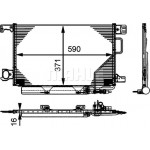 Mahle Συμπυκνωτής, σύστ. Κλιματισμού - Ac 662 000P