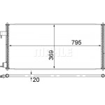 Mahle Συμπυκνωτής, σύστ. Κλιματισμού - Ac 689 000S