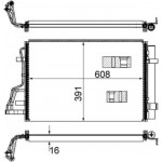 Mahle Συμπυκνωτής, σύστ. Κλιματισμού - Ac 697 000S