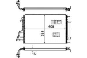 Mahle Συμπυκνωτής, σύστ. Κλιματισμού - Ac 697 000S