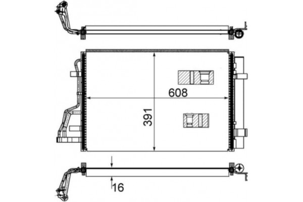 Mahle Συμπυκνωτής, σύστ. Κλιματισμού - Ac 697 000S