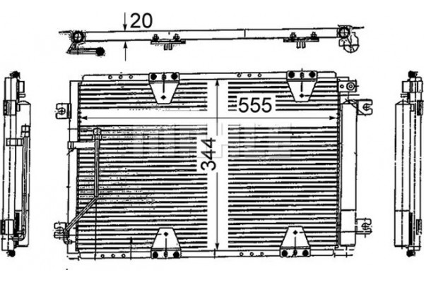 Mahle Συμπυκνωτής, σύστ. Κλιματισμού - Ac 713 000S