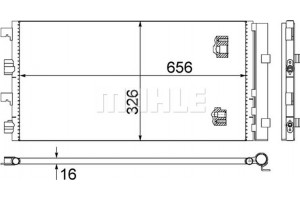 Mahle Συμπυκνωτής, σύστ. Κλιματισμού - Ac 724 000S