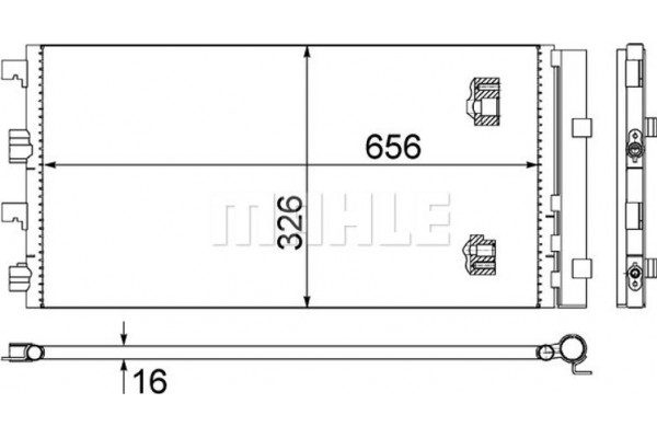 Mahle Συμπυκνωτής, σύστ. Κλιματισμού - Ac 724 000S