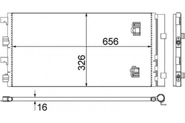 Mahle Συμπυκνωτής, σύστ. Κλιματισμού - Ac 724 000S