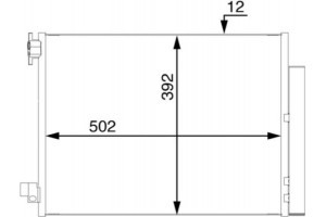 Mahle Συμπυκνωτής, σύστ. Κλιματισμού - Ac 73 000S