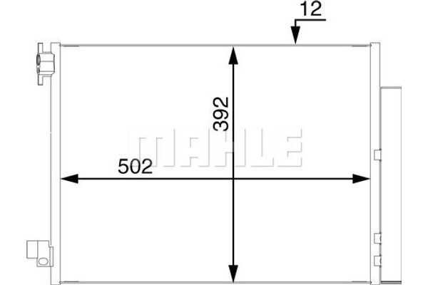 Mahle Συμπυκνωτής, σύστ. Κλιματισμού - Ac 73 000S