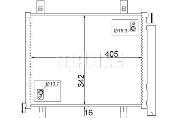 Mahle Συμπυκνωτής, σύστ. Κλιματισμού - Ac 747 000S