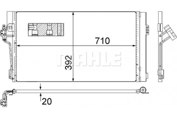 Mahle Συμπυκνωτής, σύστ. Κλιματισμού - Ac 762 000S