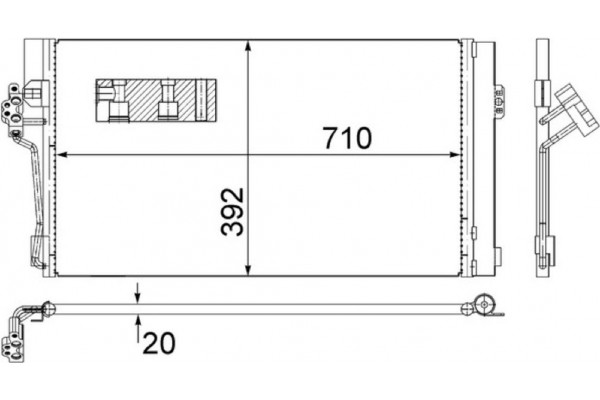 Mahle Συμπυκνωτής, σύστ. Κλιματισμού - Ac 762 000S