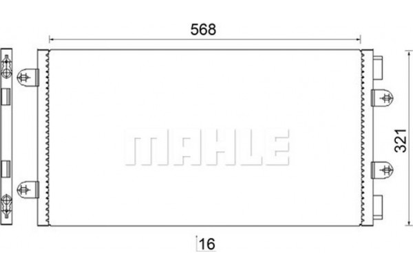 Mahle Συμπυκνωτής, σύστ. Κλιματισμού - Ac 236 000S