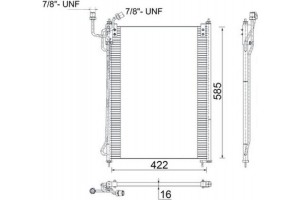 Mahle Συμπυκνωτής, σύστ. Κλιματισμού - Ac 285 000S