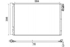 Mahle Συμπυκνωτής, σύστ. Κλιματισμού - Ac 413 001S