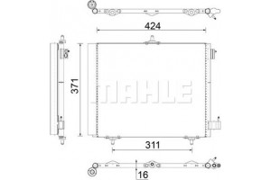 Mahle Συμπυκνωτής, σύστ. Κλιματισμού - Ac 460 000S
