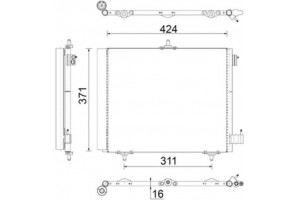 Mahle Συμπυκνωτής, σύστ. Κλιματισμού - Ac 460 000S