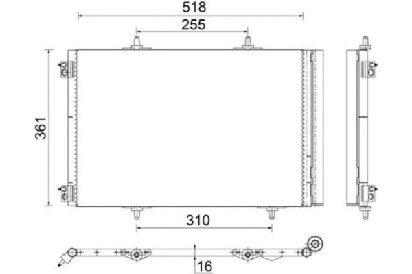 Mahle Συμπυκνωτής, σύστ. Κλιματισμού - Ac 466 000S