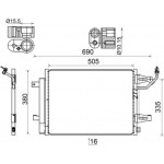 Mahle Συμπυκνωτής, σύστ. Κλιματισμού - Ac 509 000S