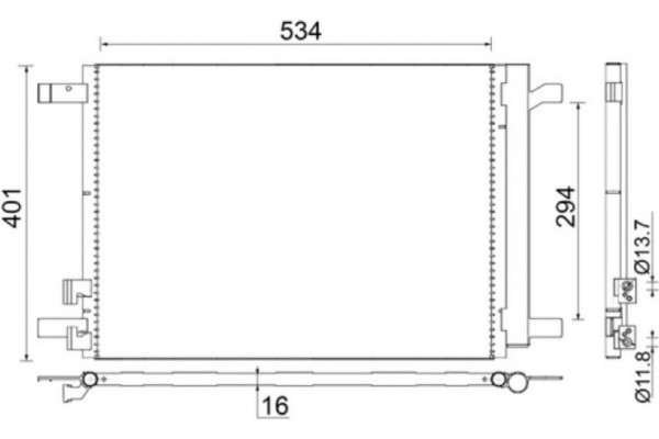 Mahle Συμπυκνωτής, σύστ. Κλιματισμού - Ac 772 000S