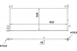 Mahle Συμπυκνωτής, σύστ. Κλιματισμού - Ac 884 000S