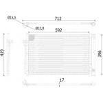 Mahle Συμπυκνωτής, σύστ. Κλιματισμού - Ac 344 000S
