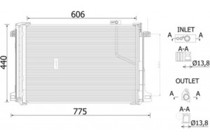 Mahle Συμπυκνωτής, σύστ. Κλιματισμού - Ac 786 000S