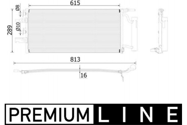 Mahle Συμπυκνωτής, σύστ. Κλιματισμού - Ac 893 000P