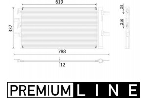 Mahle Συμπυκνωτής, σύστ. Κλιματισμού - Ac 894 000P