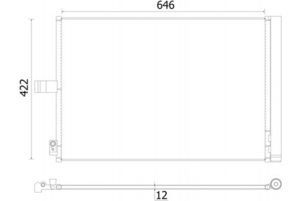 Mahle Συμπυκνωτής, σύστ. Κλιματισμού - Ac 932 000S