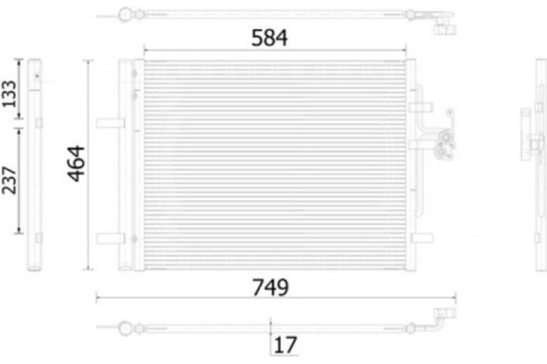 Mahle Συμπυκνωτής, σύστ. Κλιματισμού - Ac 934 000S