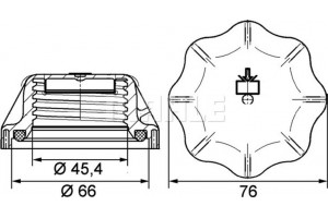 Mahle Τάπα κλεισίματος, Δοχείο Ψυκτικού Υγρού - Crb 20 000P