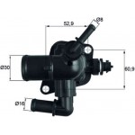 Mahle Θερμοστάτης, Ψυκτικό Υγρό - Ti 251 88D