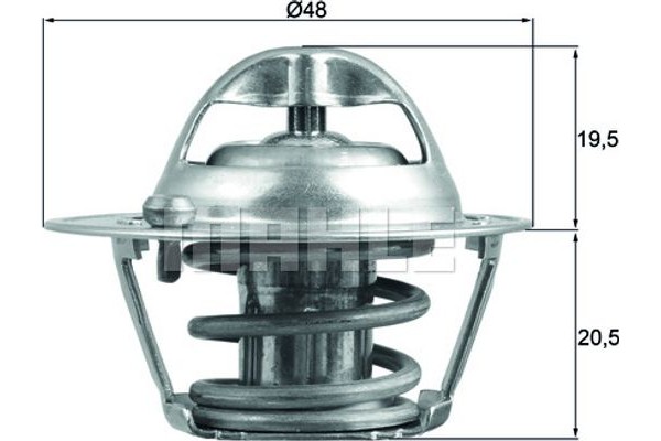 Mahle Θερμοστάτης, Ψυκτικό Υγρό - Tx 204 82D