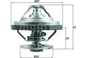 Mahle Θερμοστάτης, Ψυκτικό Υγρό - Tx 158 79