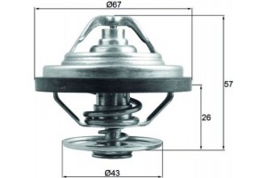 Mahle Θερμοστάτης, Ψυκτικό Υγρό - Tx 158 79