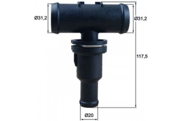 Mahle Θερμοστάτης, Ψυκτικό Υγρό - Th 53 75 Mahle Θερμοστάτης, Ψυκτικό Υγρό - Th 53 75